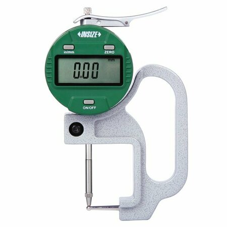 INSIZE Electronic Tube Thickness Gage, 0-.4"/0-10Mm 2876-10